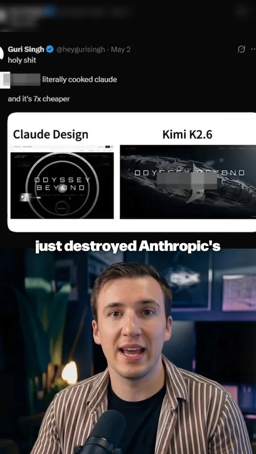 AI avatar video production frame with b-roll inserts